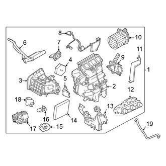Nissan OE - HVAC Unit Case Assembly
