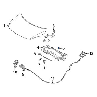 Nissan OE - Front Outer Hood Stop Buffer