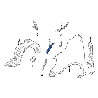 Nissan OE - Left Center Fender Bracket