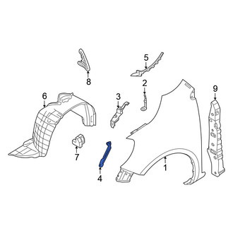 Nissan OE - Right Lower Fender Bracket
