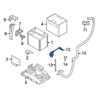 Nissan OE - Battery Hold Down Frame