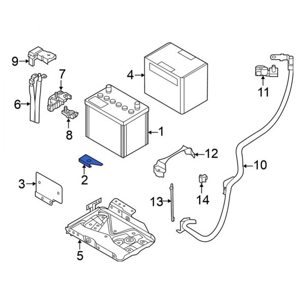 Battery Hold Down