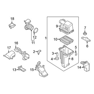 Nissan OE - Engine / Transaxle - Air Intake