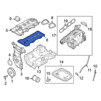 Nissan OE - Engine Valve Cover Gasket