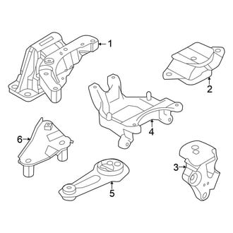 Nissan OE - Engine / Transaxle - Engine & Transmission Mounting