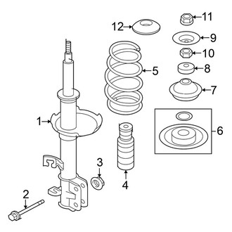Nissan OE - Front Suspension - Struts & Components