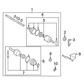 Nissan OE - CV Joint C-Clip