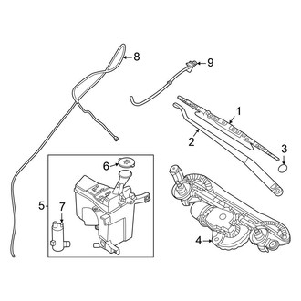Nissan OE - Windshield - Wiper & Washer Components