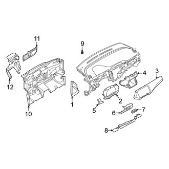 Nissan OE - Left Instrument Panel Cover Cap
