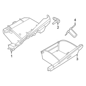 Nissan OE - Instrument Panel - Glove Box