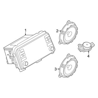 Nissan OE - Instrument Panel - Sound System