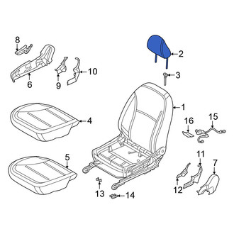 Nissan OE - Front Left Headrest