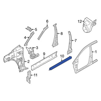 Nissan OE - Left Rocker Panel Reinforcement
