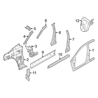 Nissan OE - Pillars, Rocker & Floor - Aperture Panel