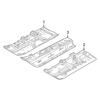 Nissan OE - Pillars, Rocker & Floor - Floor & Rails
