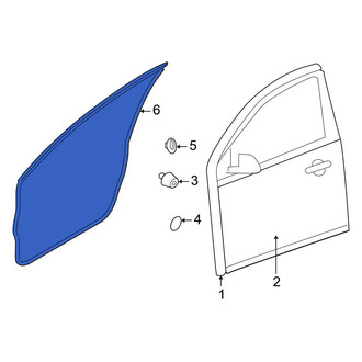 Nissan OE - Front Left Outer Door Seal