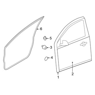 Nissan OE - Front Door - Door & Components