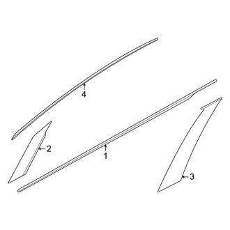 Nissan OE - Front Door - Exterior Trim