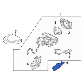 Nissan OE - Front Left Door Mirror Trim Ring
