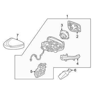 Nissan OE - Front Door - Outside Mirrors