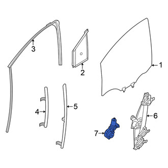 Nissan OE - Front Left Window Motor