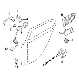Nissan OE - Rear Door - Lock & Hardware