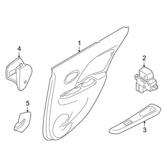Nissan OE - Rear Door - Interior Trim