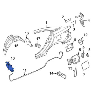 Nissan OE - Rear Fuel Door Release Handle