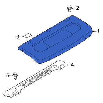 Nissan OE - Rear Package Tray Trim