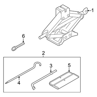 Nissan OE - Rear Body & Floor - Jack & Components
