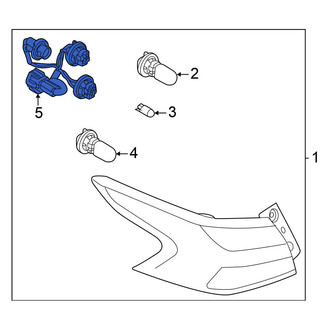 Nissan OE - Rear Tail Light Wiring Harness