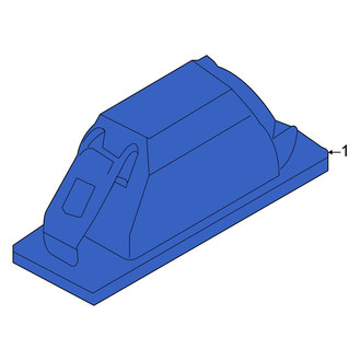 Nissan OE - Rear License Plate Light Assembly