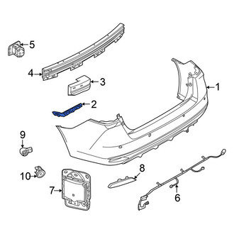 Nissan OE - Rear Left Bumper Cover Bracket