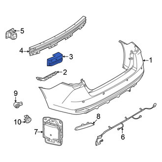 Nissan OE - Rear Left Bumper Impact Absorber