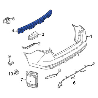 Nissan OE - Rear Bumper Impact Bar