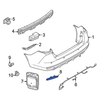 Nissan OE - Rear Left Reflector Panel