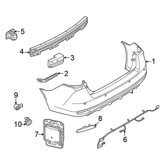 Nissan OE - Rear Bumper - Bumper & Components
