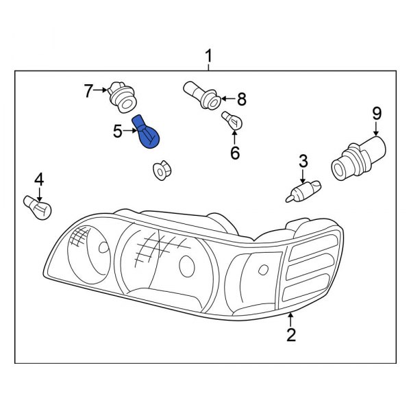 Turn Signal & Parking Light Bulb