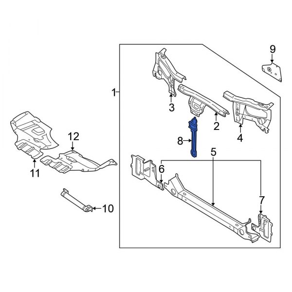 Hood Latch Support