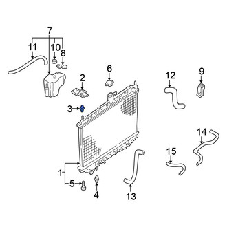 Nissan OE - Upper Radiator Insulator