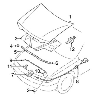 Nissan OE - Hood & Components