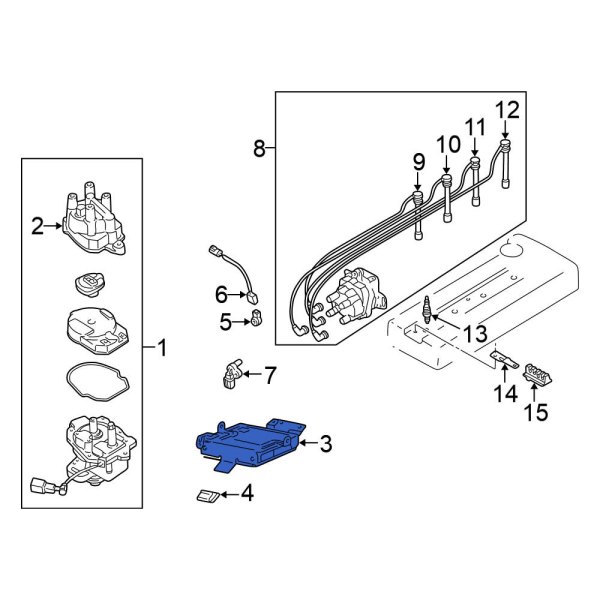 Nissan OE 237100Z807 Engine Control Module (ECM)