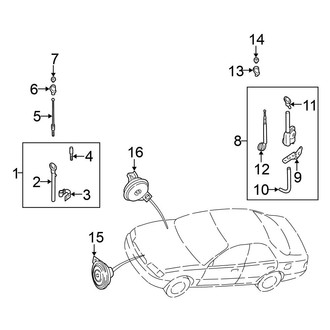 Nissan OE - Electrical - Antenna (Manual)