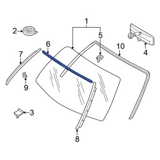 Nissan Altima Window Trim Moldings Pillar Posts Carid Com