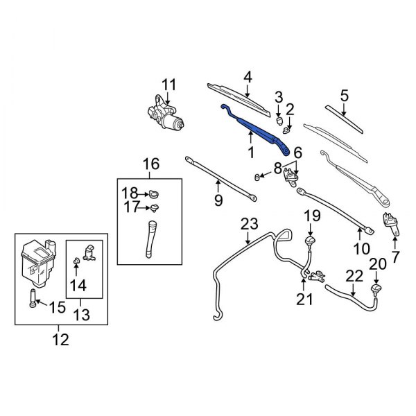 Windshield Wiper Arm