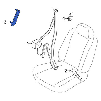 Nissan OE - Front Seat Belt Height Adjuster