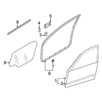 Nissan OE - Front Door Seal Clip