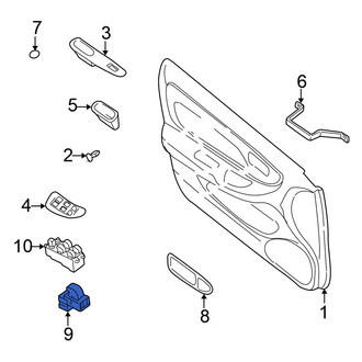Nissan OE - Front Right Door Window Switch