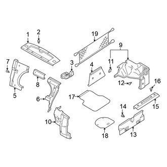 Nissan OE - Rear Body & Floor - Interior Trim
