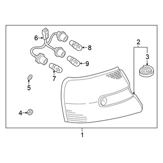 Nissan OE - Rear Lamps - Combination Lamps